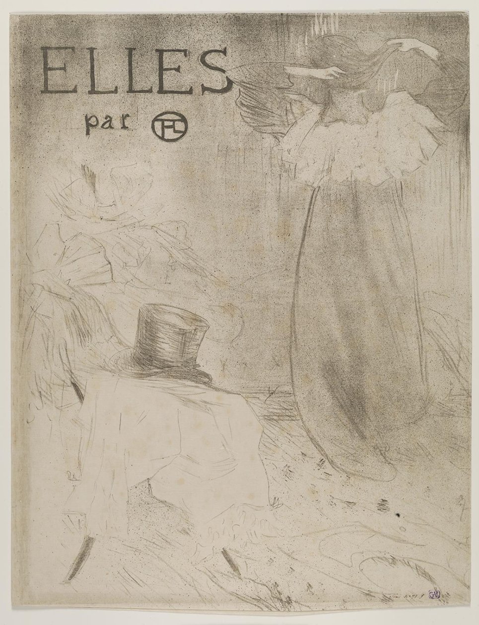 Frontispice voor Elles door Henri de Toulouse Lautrec
