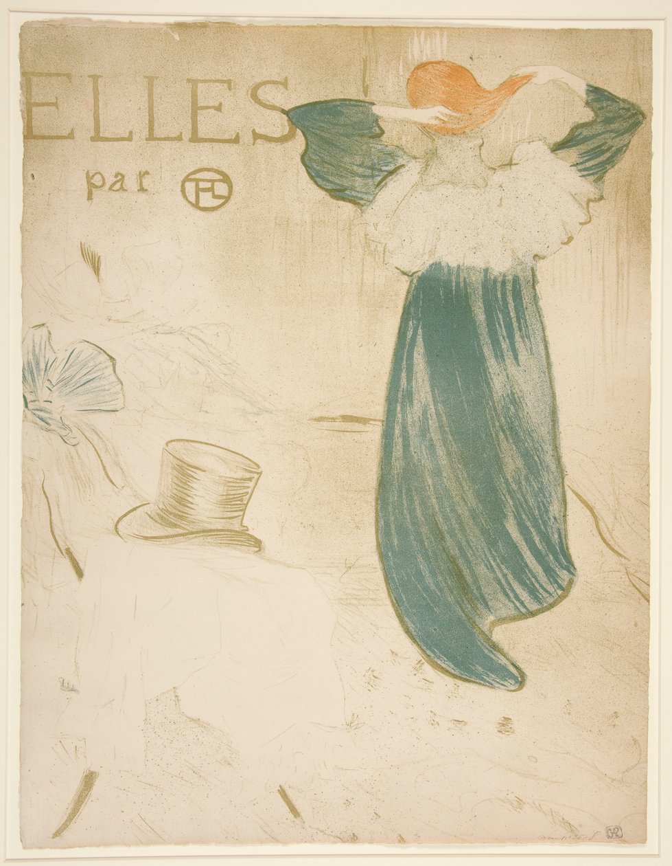 Frontispice voor Elles door Henri de Toulouse Lautrec
