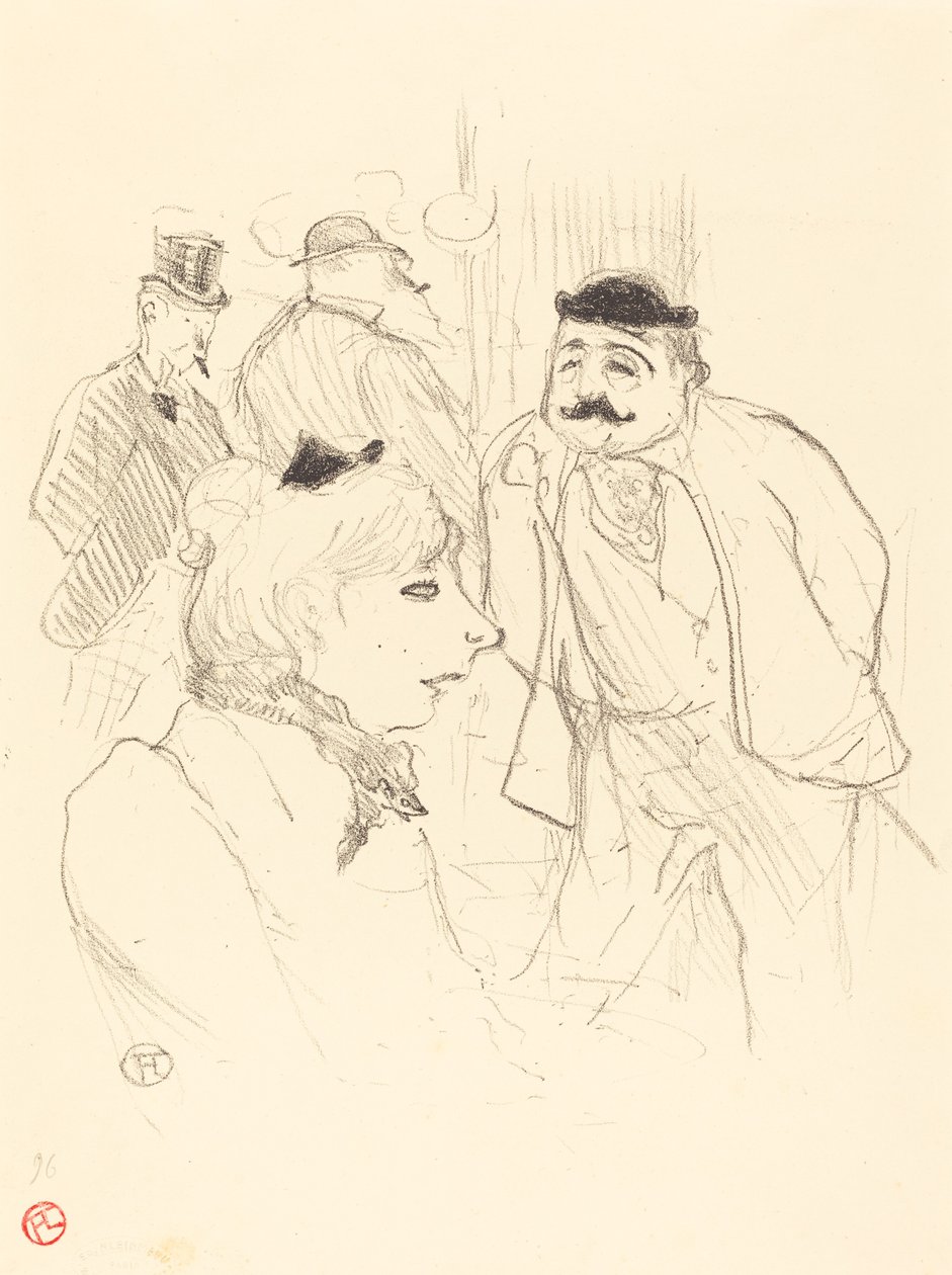 De Stengel (Moulin-Rouge) door Henri de Toulouse Lautrec