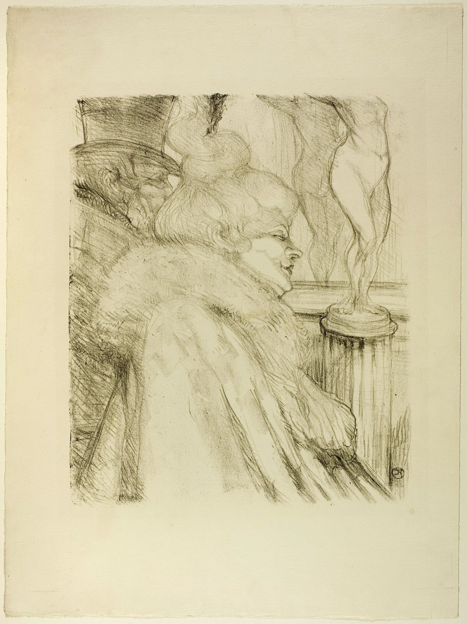 Het Theater Verlaten door Henri de Toulouse Lautrec