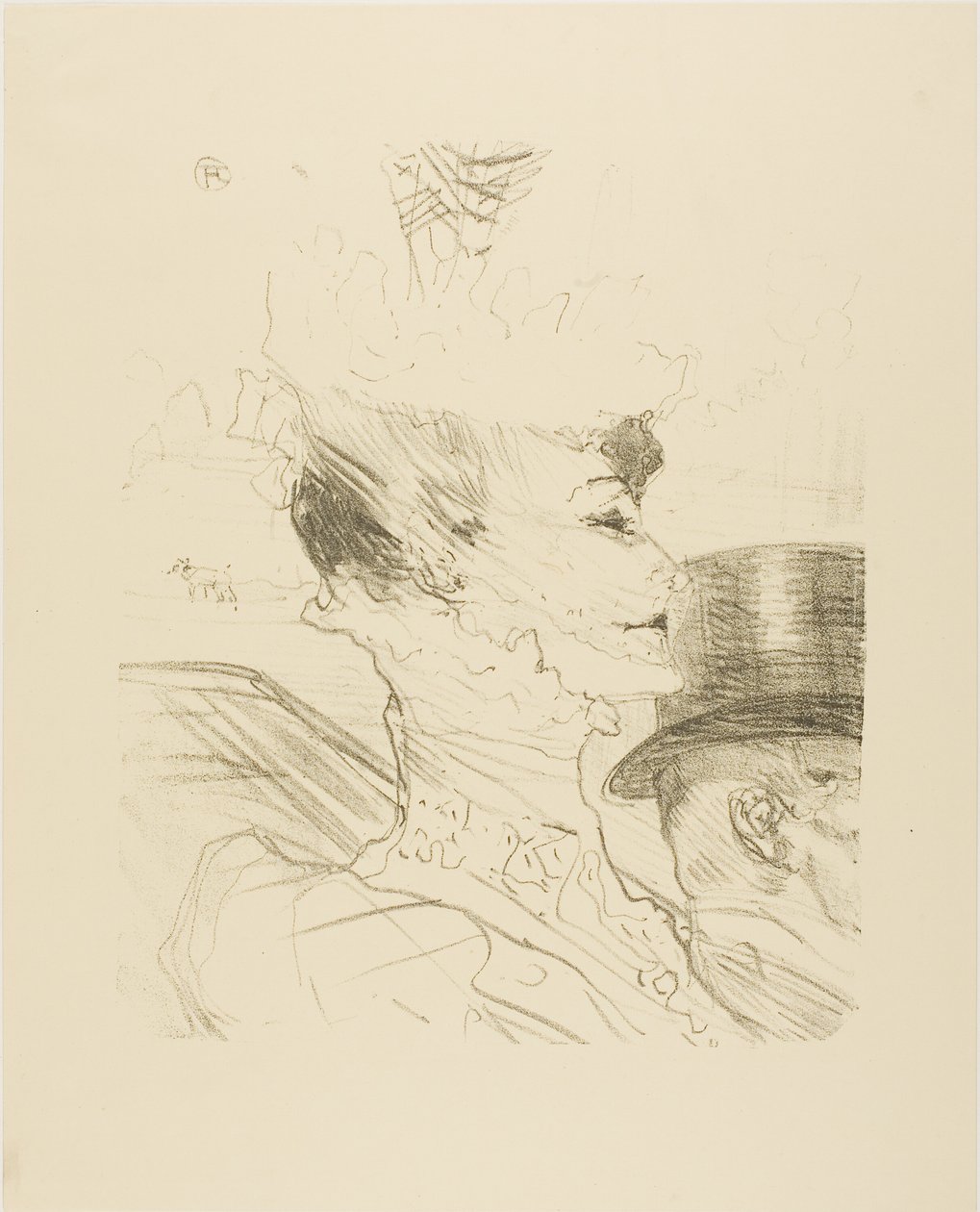 Louise Balthy, uit Treize Lithographies door Henri de Toulouse Lautrec