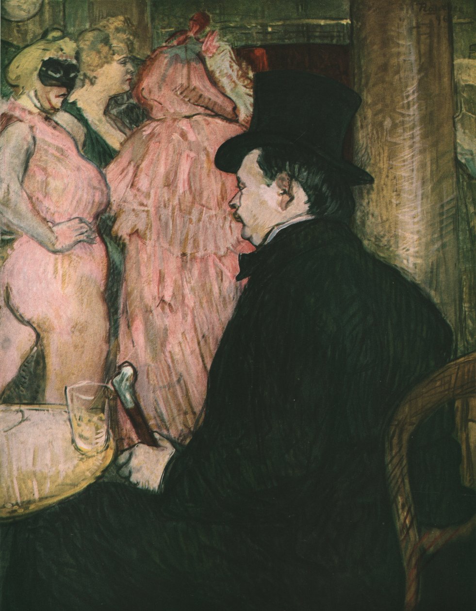 Maxime Dethomas door Henri de Toulouse Lautrec