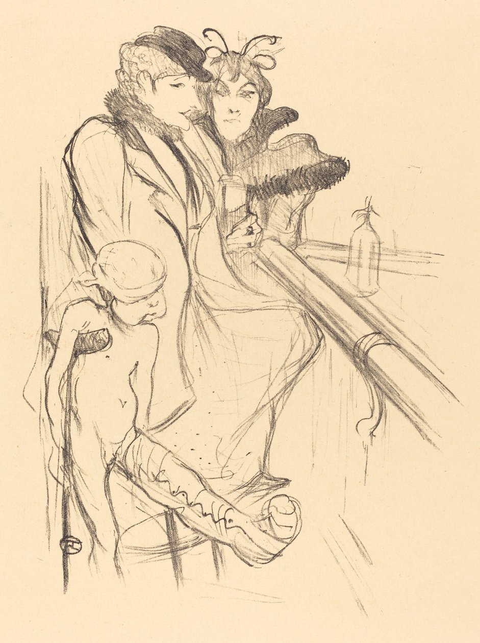 Gewonde Eros door Henri de Toulouse Lautrec