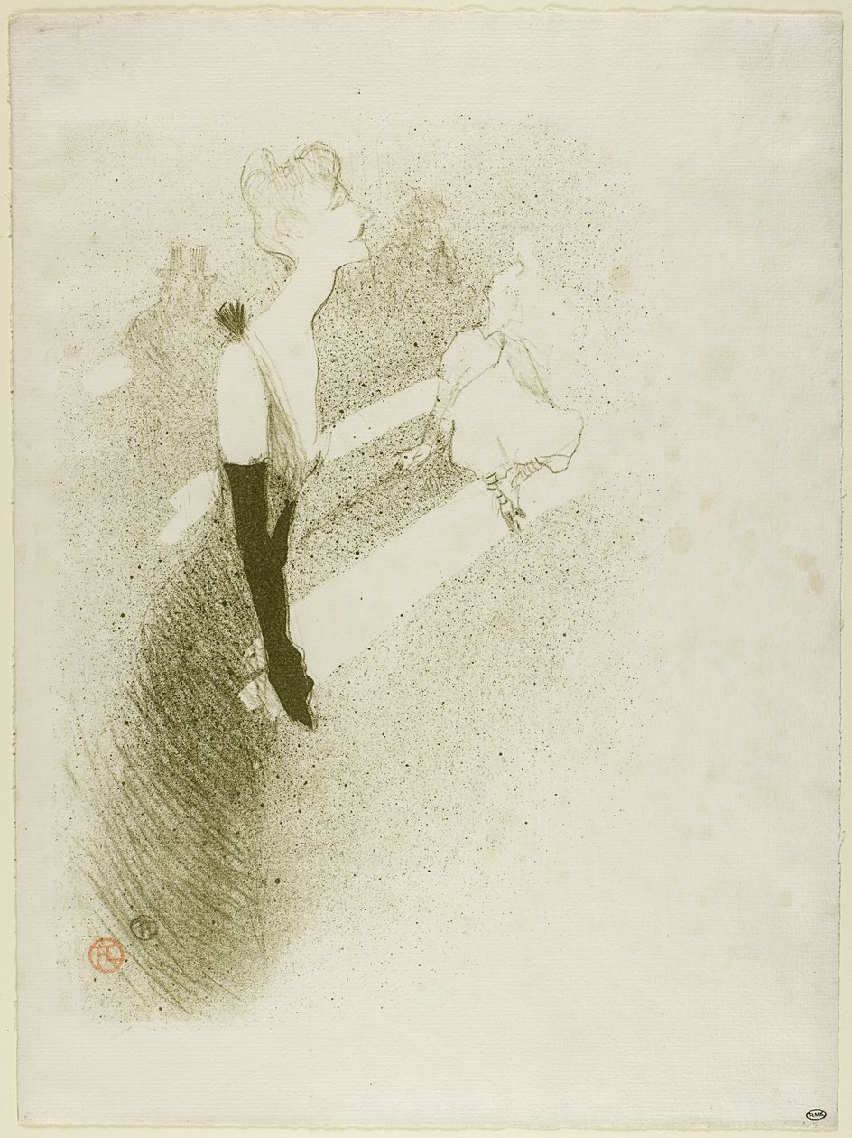 Yvette Guilbert door Henri de Toulouse Lautrec