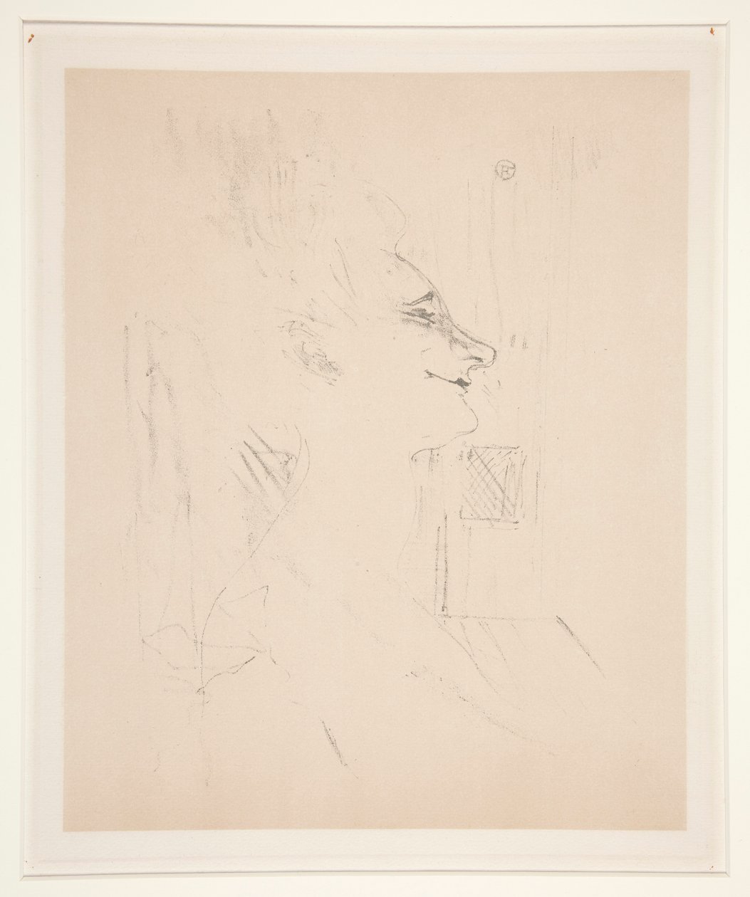 Yvette Guilbert door Henri de Toulouse Lautrec