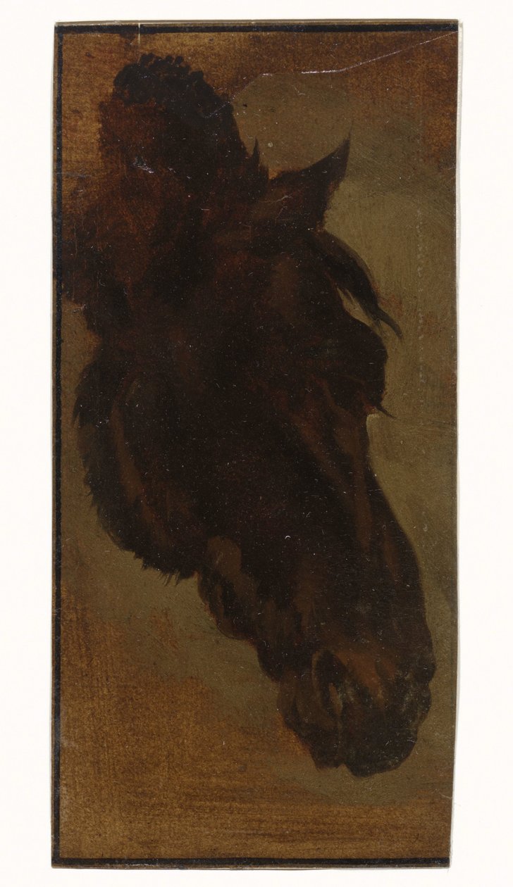 Paardenhoofd door Henriëtte Ronner