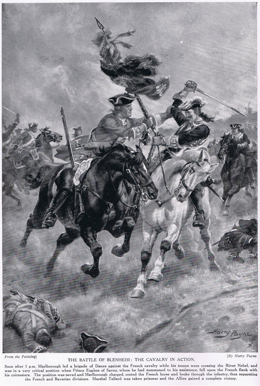 De Slag bij Blenheim, c.1910 door Henry A. Payne