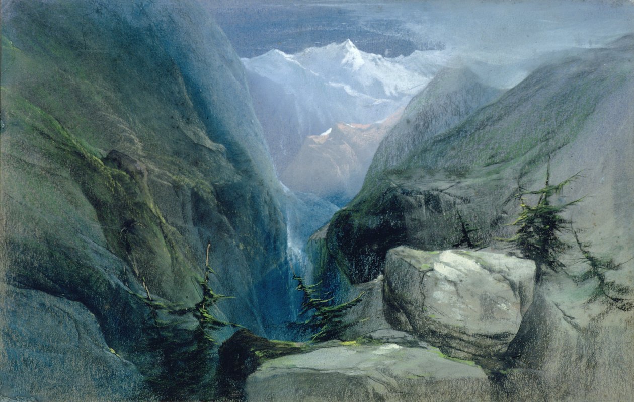 Berglandschap door Henry Bright