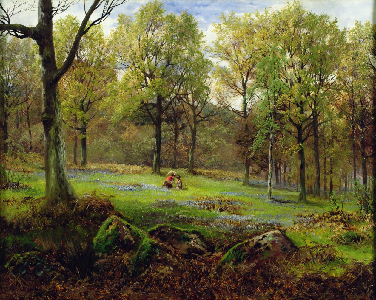In het bos door Henry Crossland