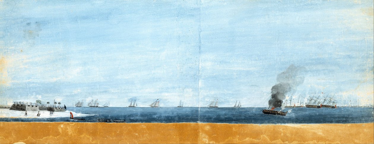 De Ochtend na de Aanval op Sullivans Island, 29 juni 1776 door Henry Gray