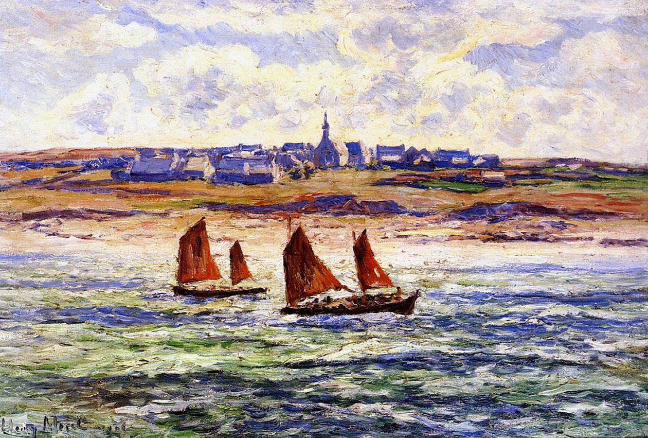 Paulgoazec, Bretagne, 1906 door Henry Moret
