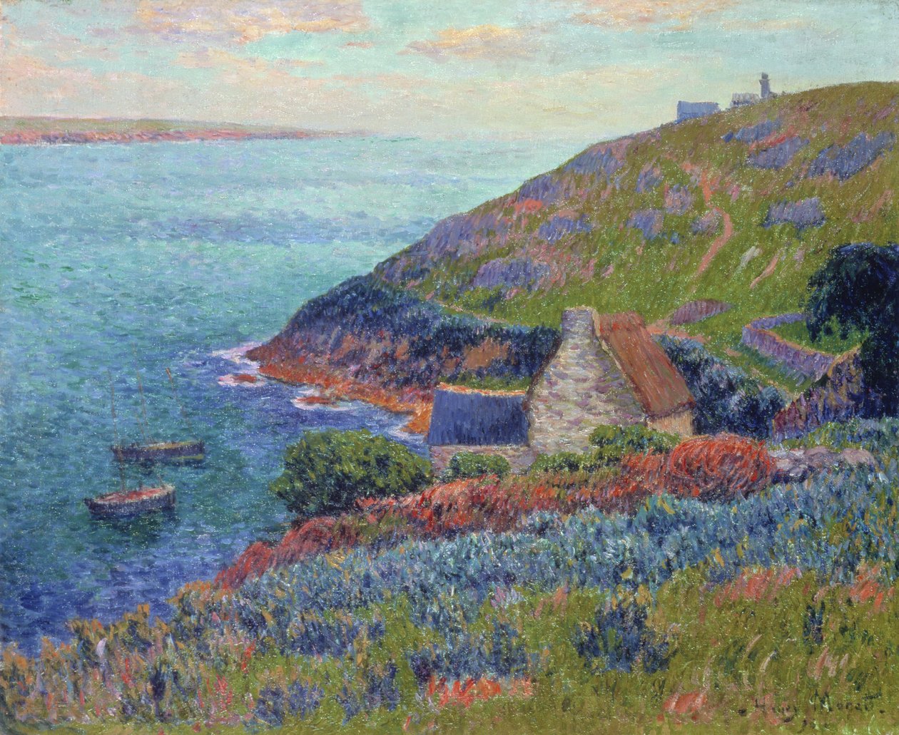 De Golf van Biskaje, Bretagne door Henry Moret