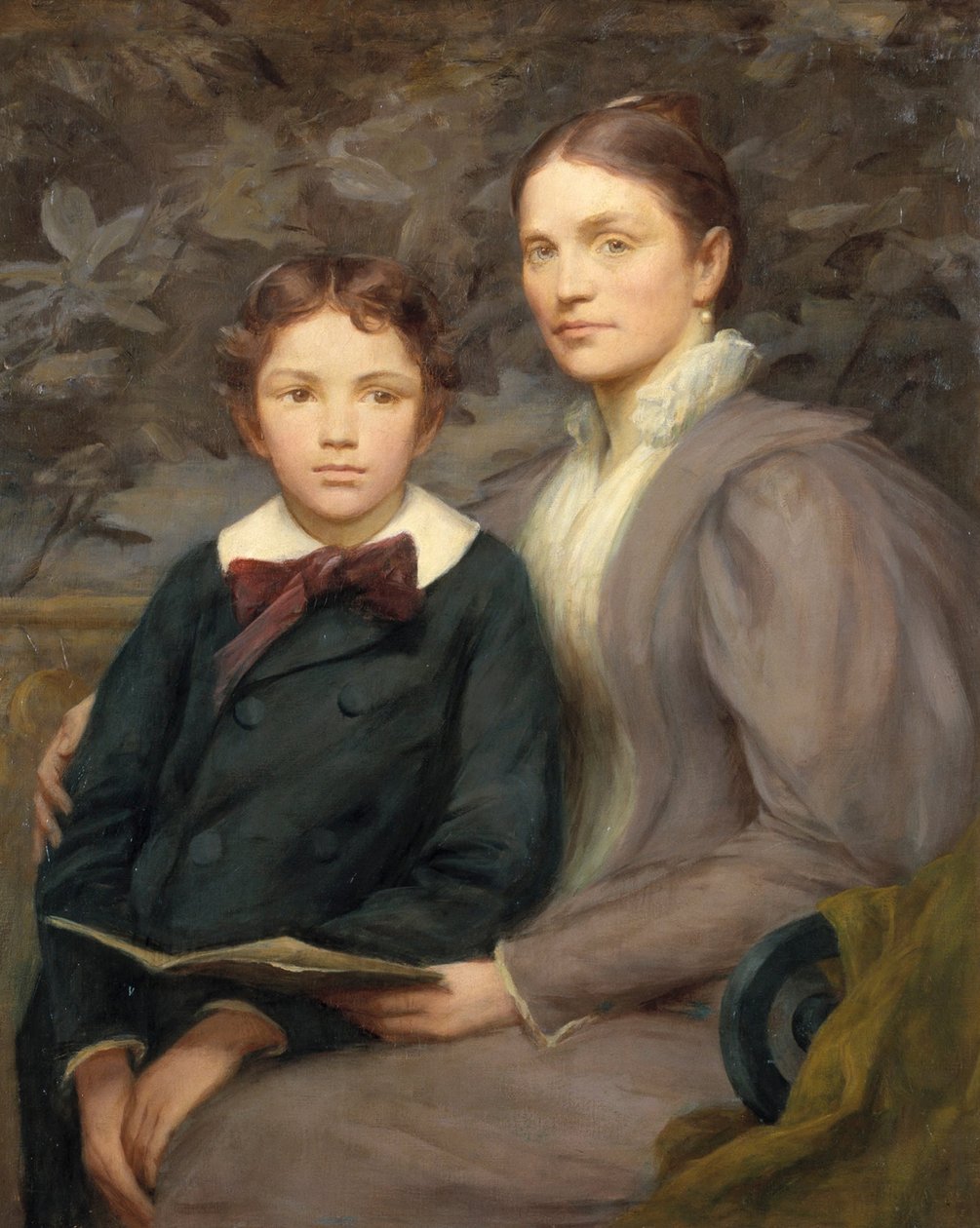 Mevr. William T. Evans en Haar Zoon door Henry O. Walker