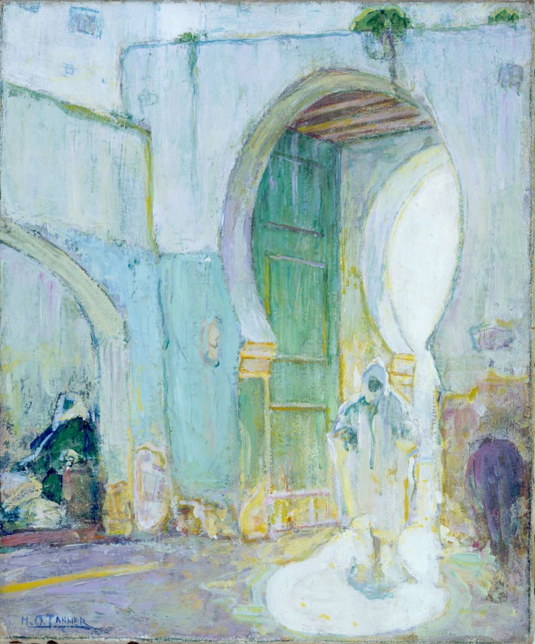 Poort, Tanger door Henry Ossawa Tanner