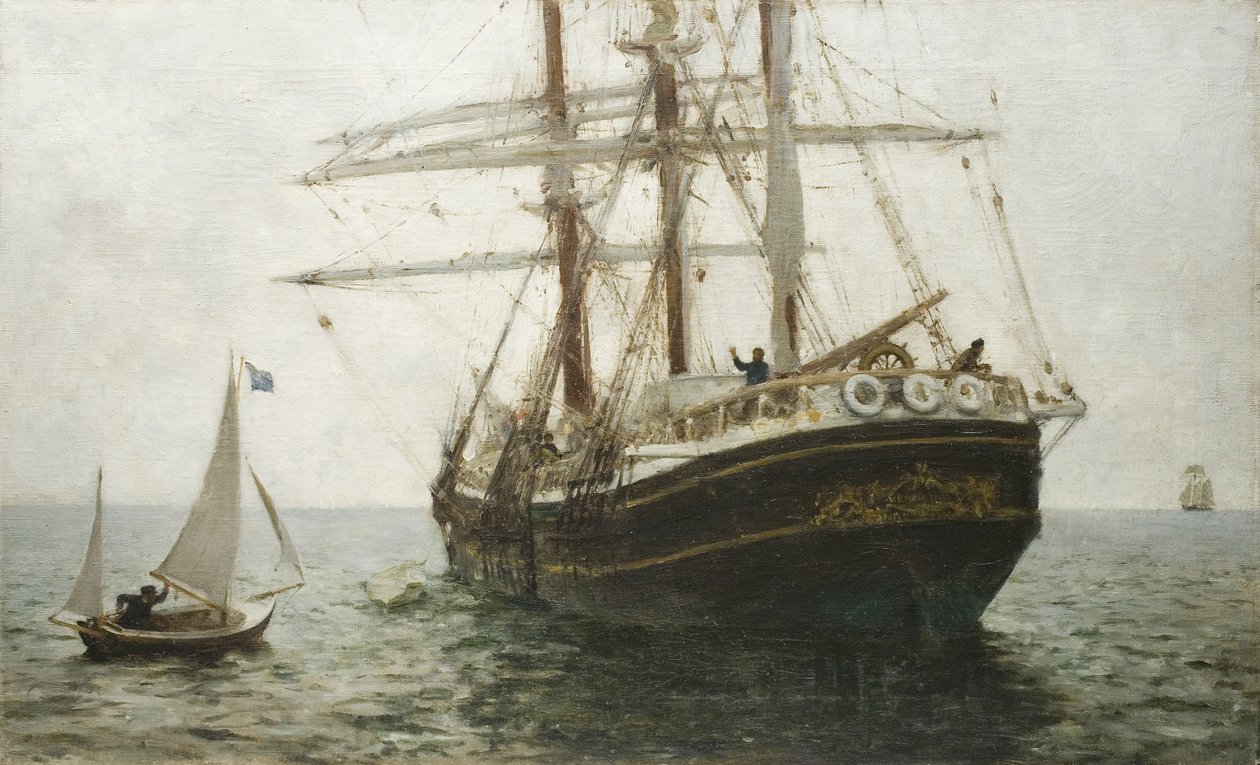 De Zendingsboot, 1894 door Henry Scott Tuke