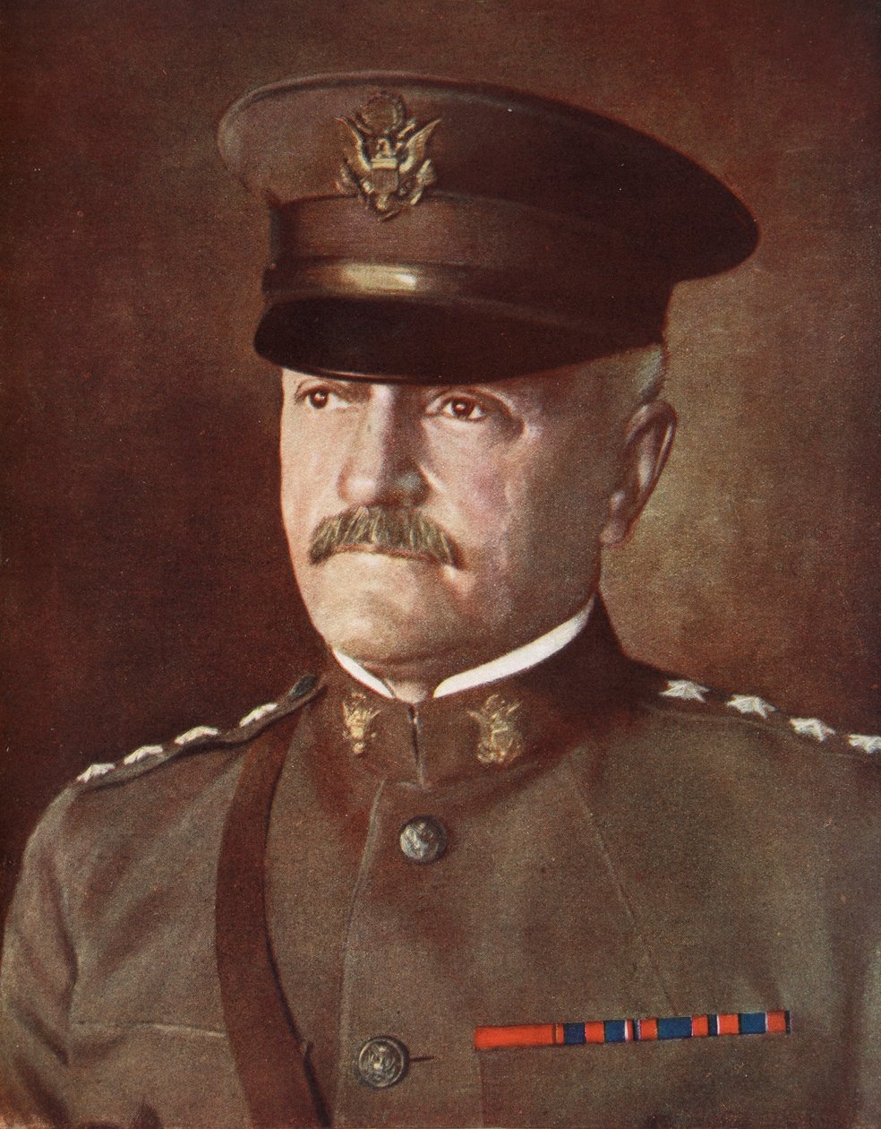 Generaal John Joseph Pershing, 1914-19 door Henry Walter Barnett