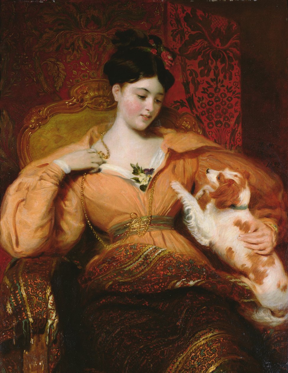 De huiselijke spaniel door Henry Wyatt