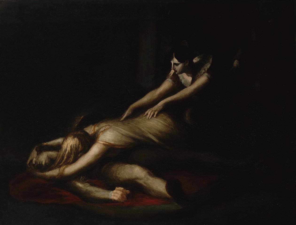 Het Verdriet van Kriemhild door Johann Heinrich Füssli