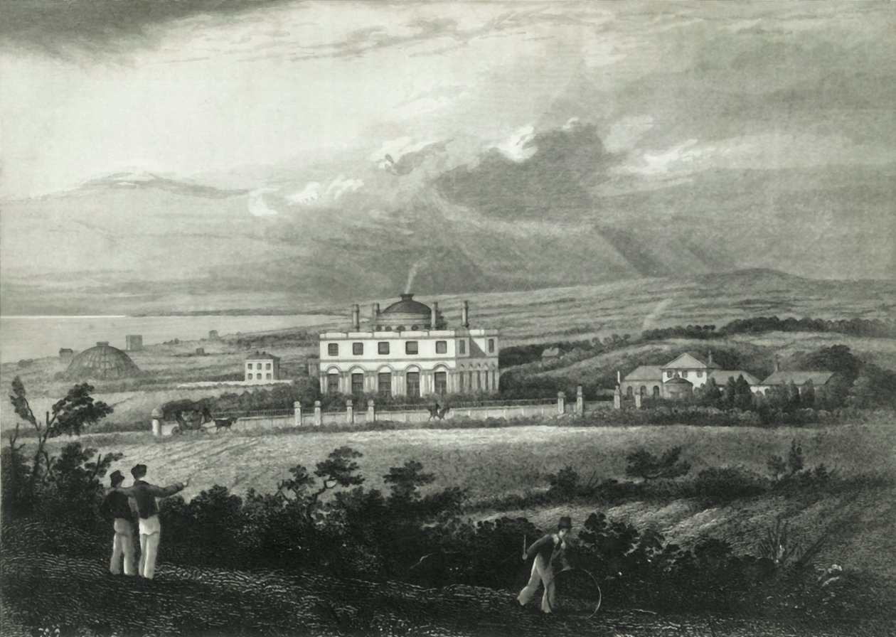 De Temple Grammar School, Brighton, 1835 door Henry Alexander Ogg