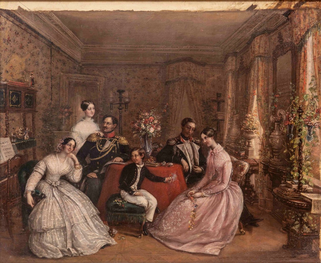 Familie Chernysjev door Henry Andrews