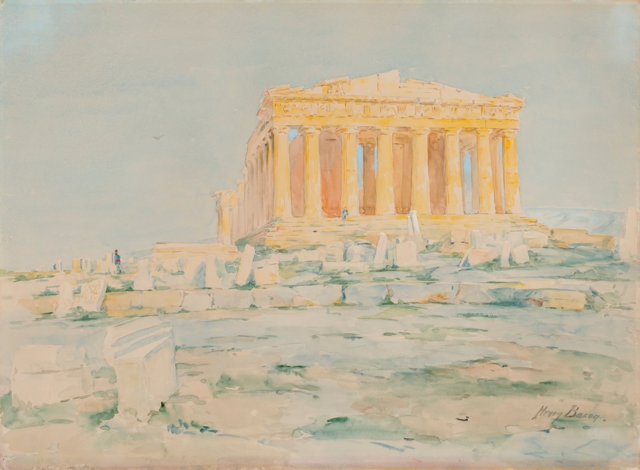 Het Parthenon, westgevel door Henry Bacon