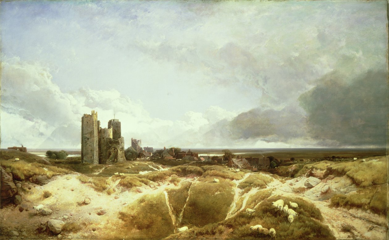Orford Castle, 1856 door Henry Bright