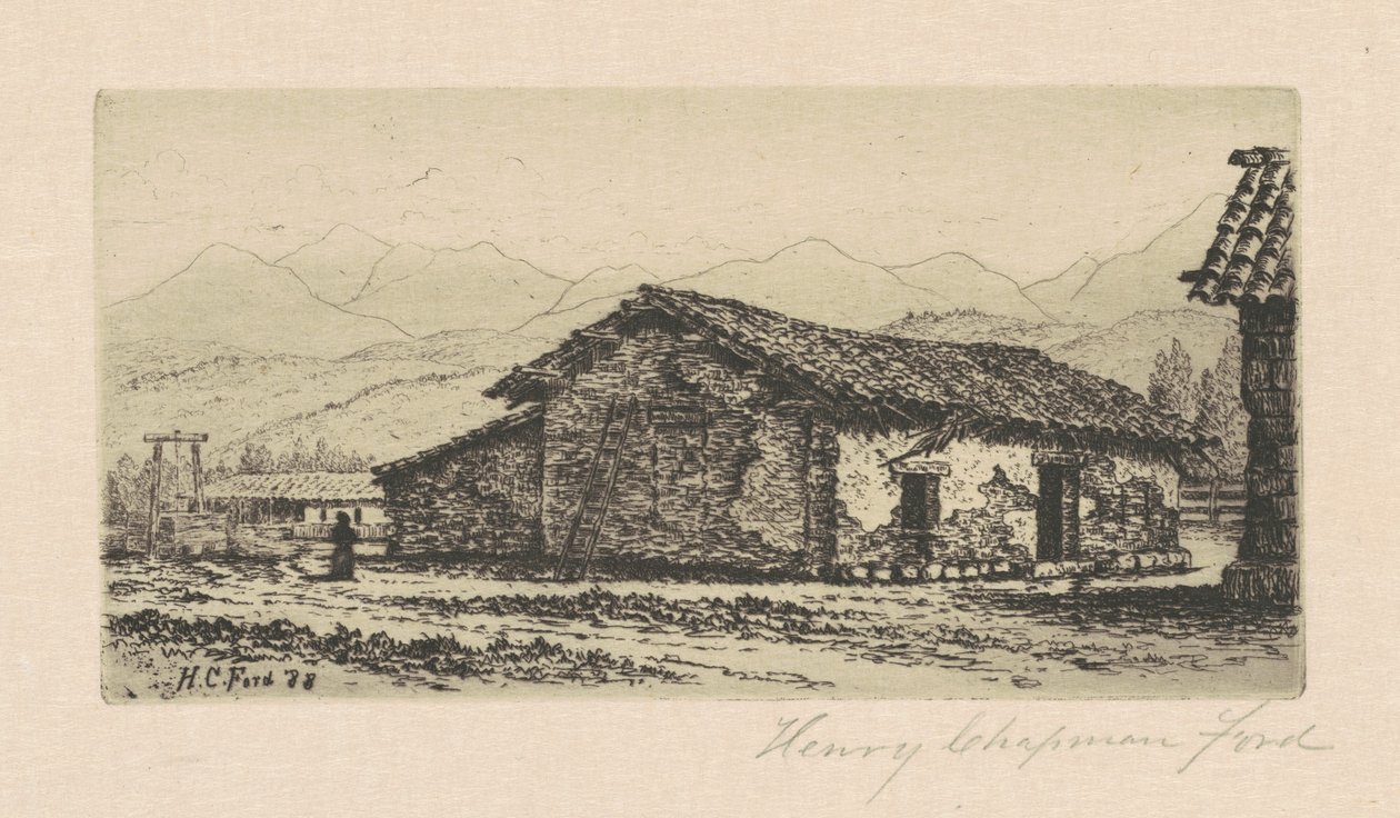 Adobe huis door Henry Chapman Ford