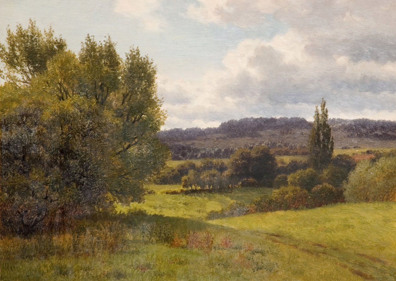 Landschap met bomen door Henry Cheadle