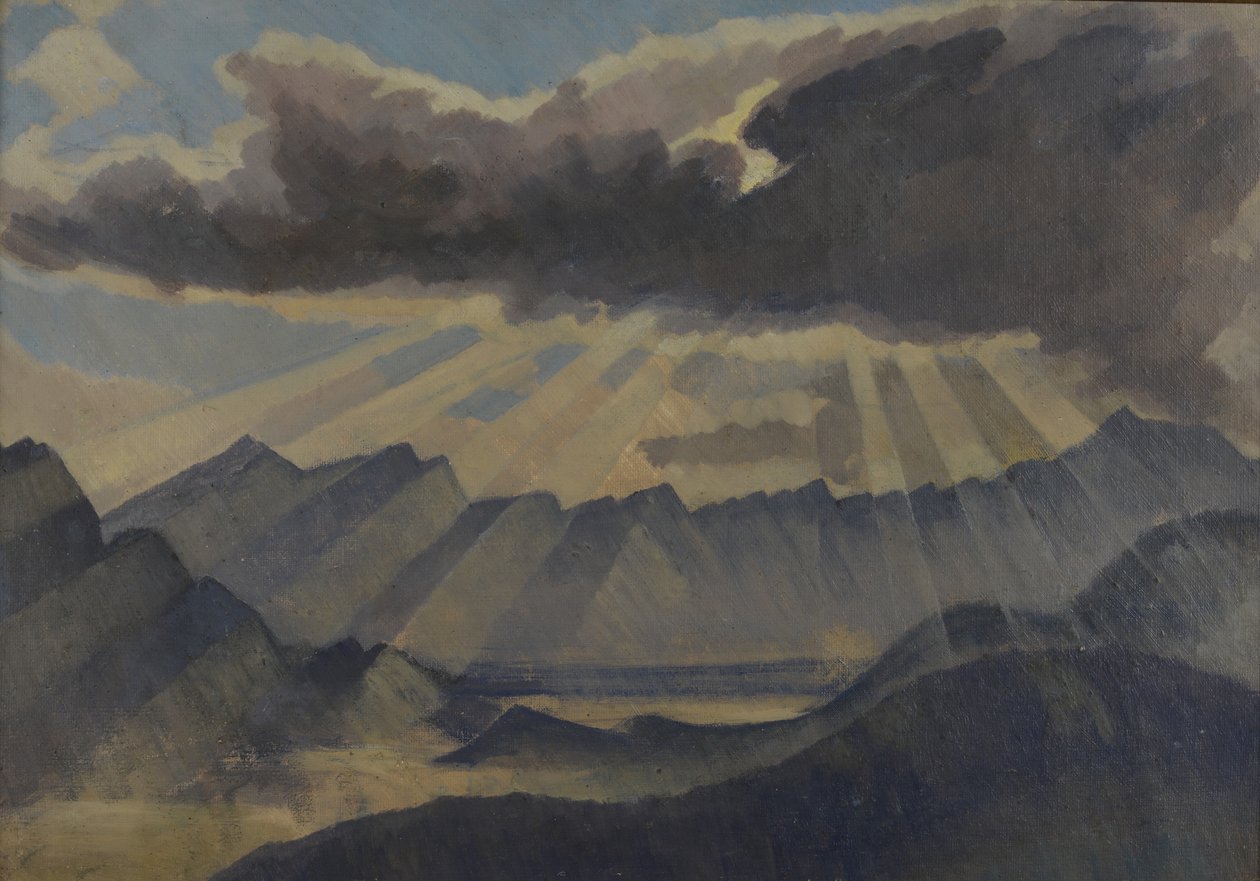 Hohfluh, Zwitserland door Henry Clarence Whaite