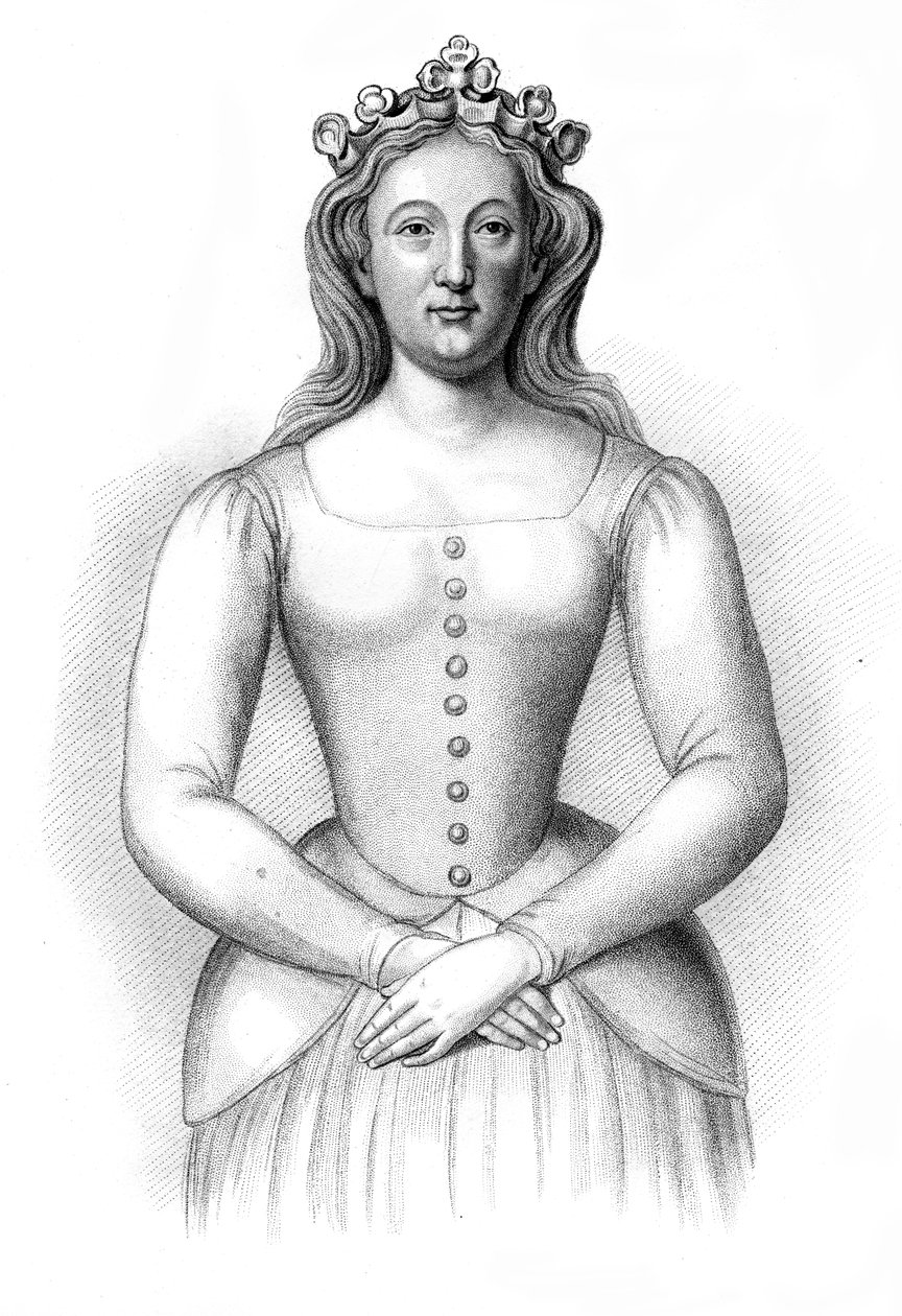 Philippa van Henegouwen, 1851 door Henry Colburn