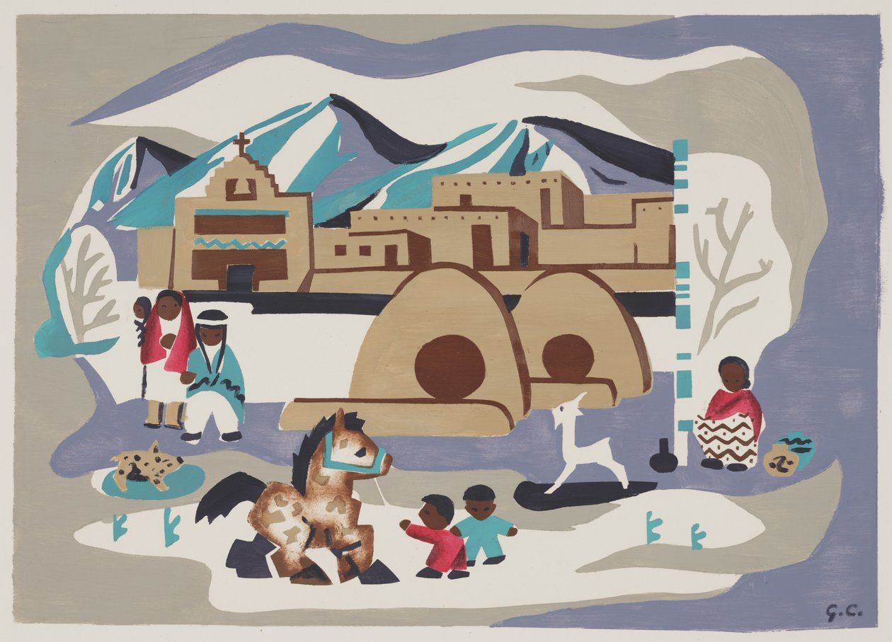 Santa Fe door Henry Crockett
