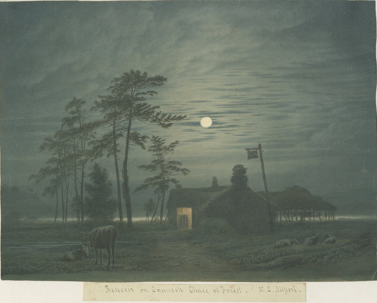 Cannock Chase: schilderij door Henry Curzon Allport