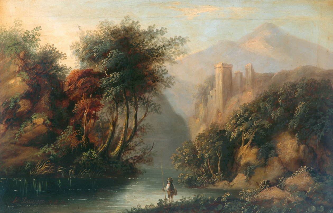 Landschap door Henry Dawson