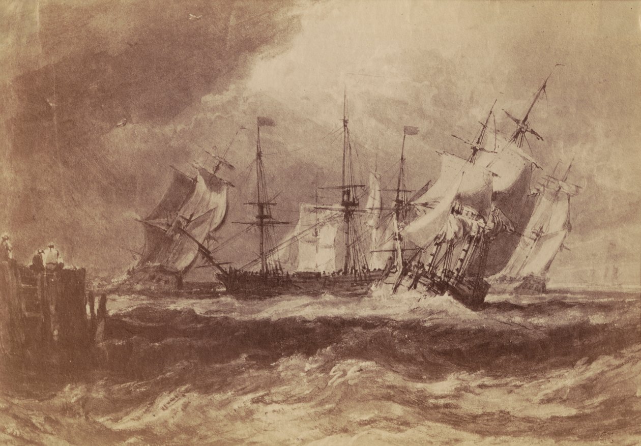 Schepen in een Bries door Henry Dixon and Son