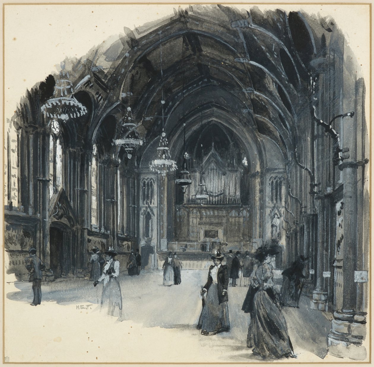 Grote Zaal, Stadhuis door Henry Edward Tidmarsh