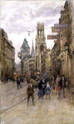 St. Dunstans in the West, 1922 door Henry Edward Tidmarsh