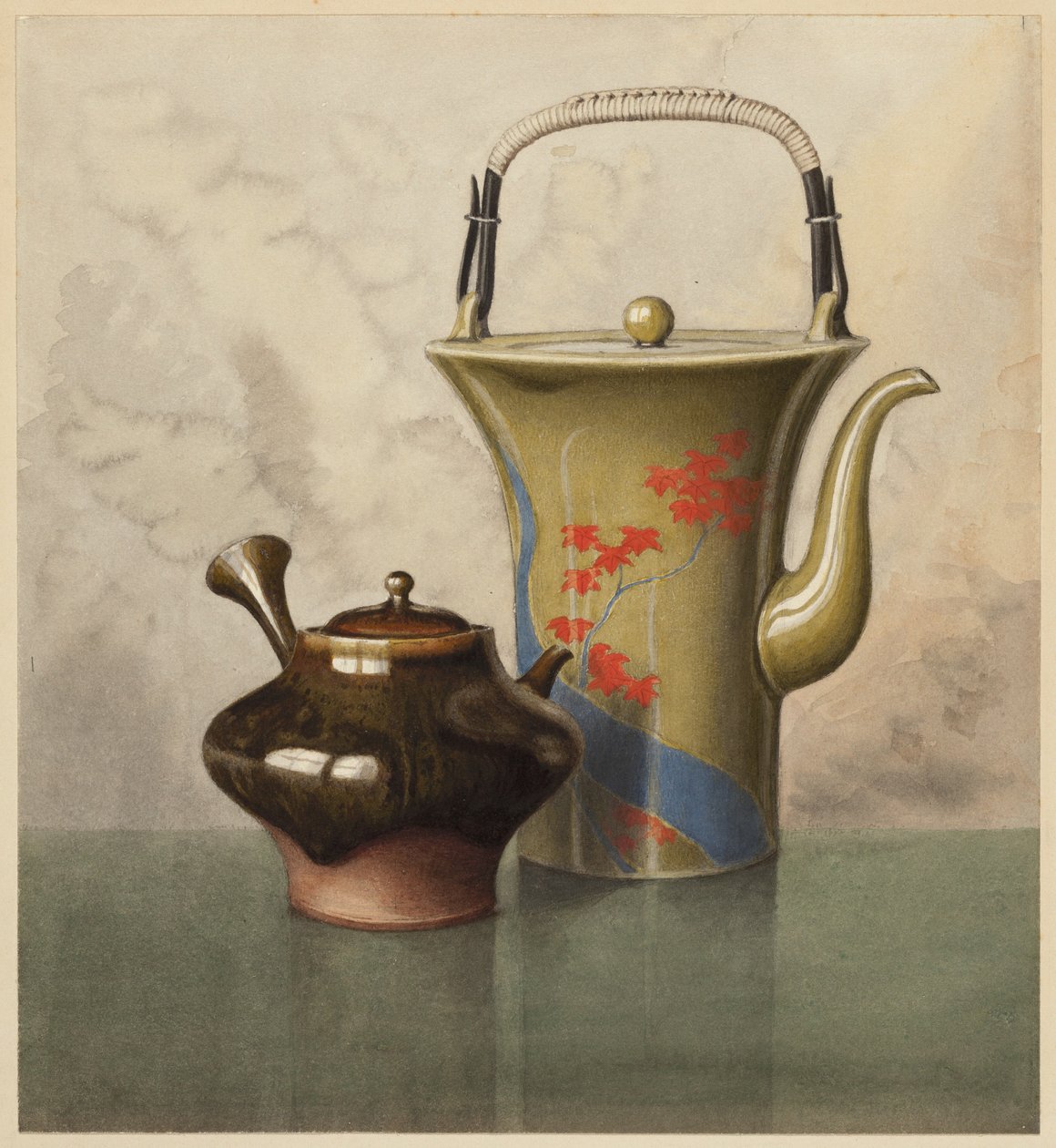 Oosterse Theepotten door Henry Farrer