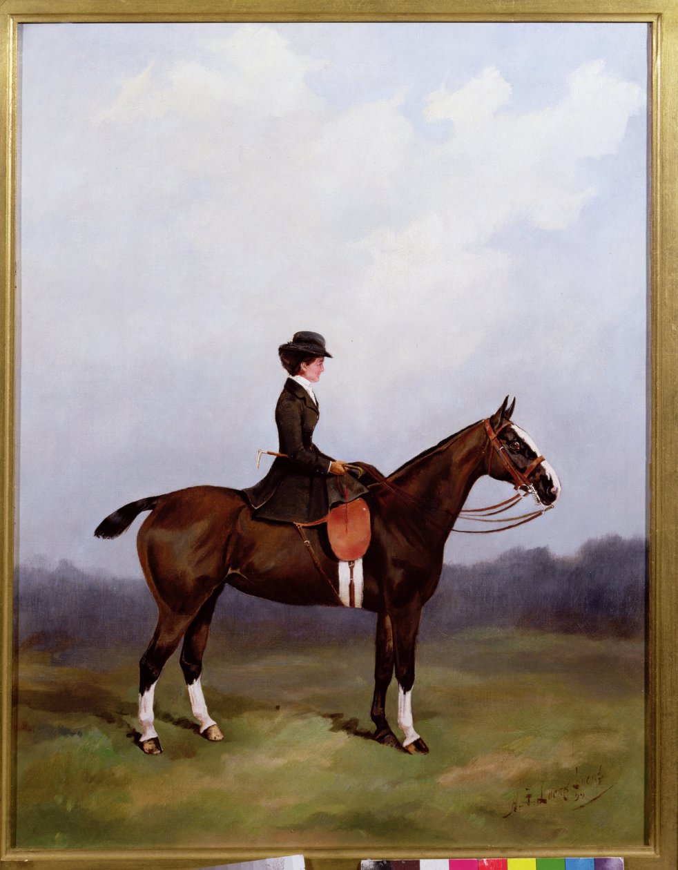 Dame Rijdt Zijwaarts door Henry Frederick Lucas Lucas