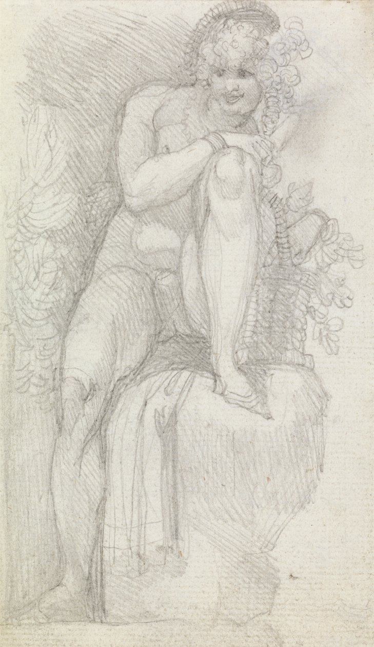 Een hermafrodiet door Johann Heinrich Füssli