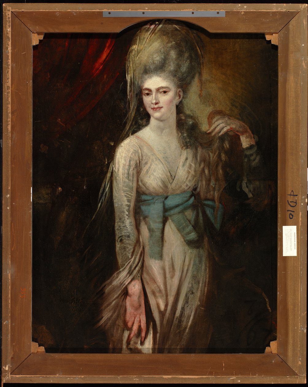 Portret van een dame door Johann Heinrich Füssli