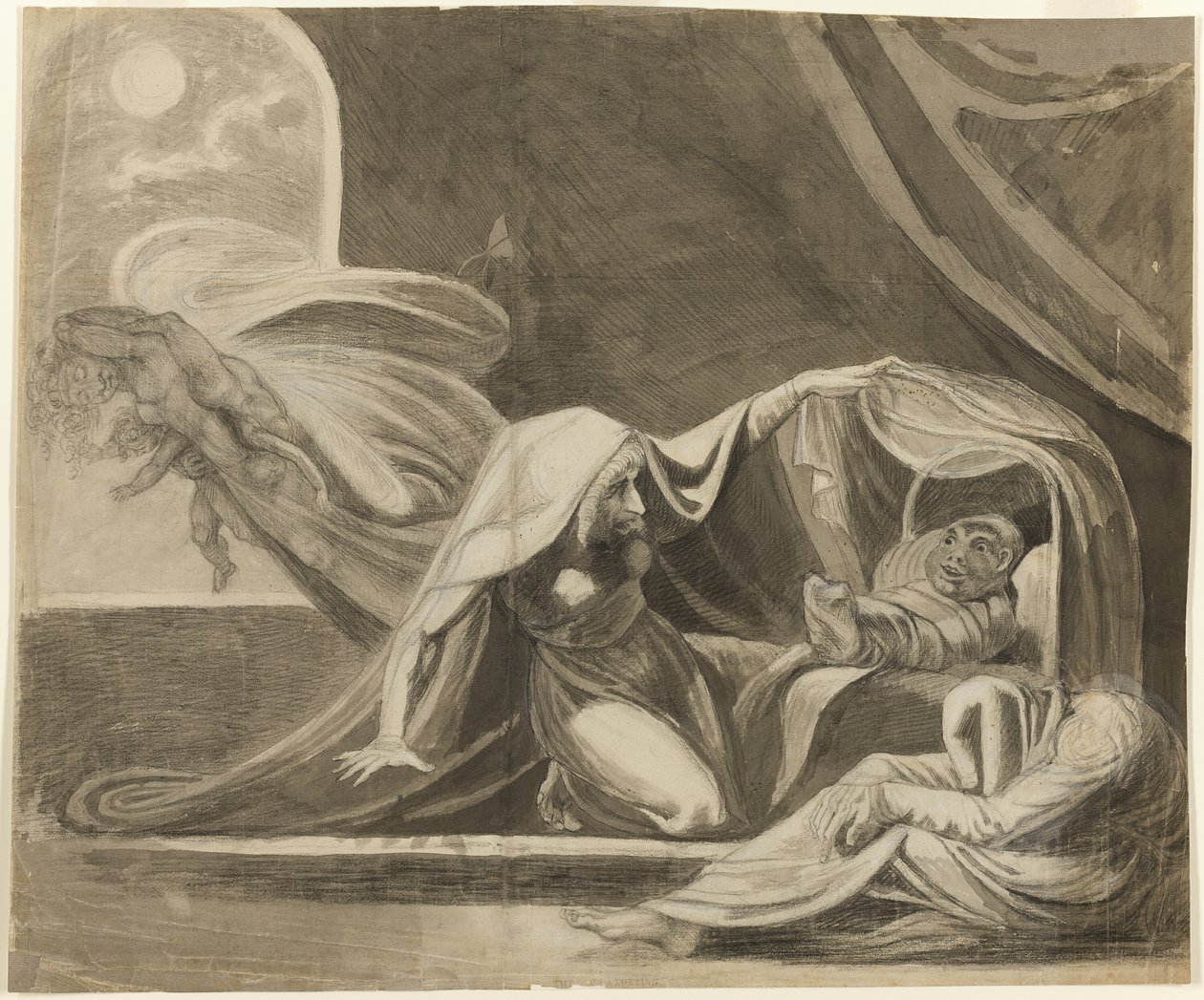 De wisselkind door Johann Heinrich Füssli