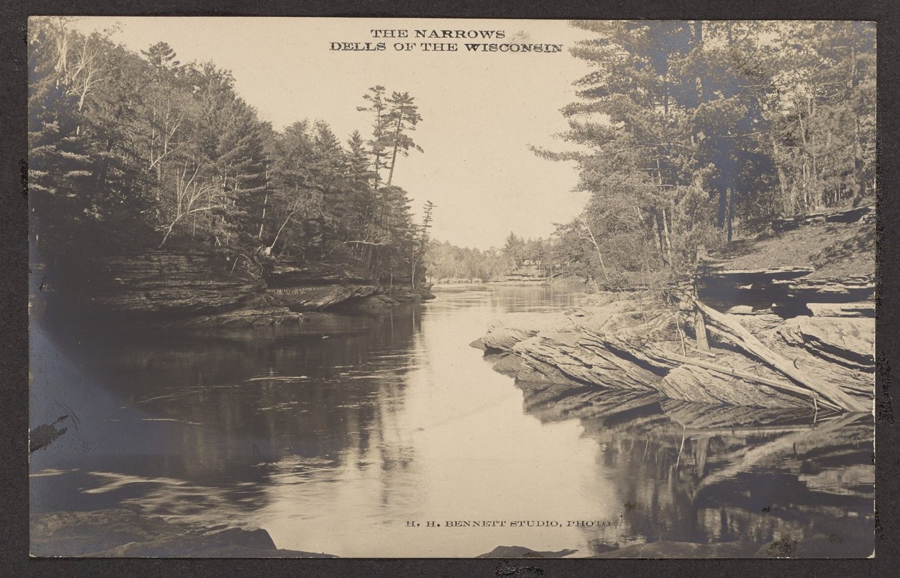 De Narrows Dells van de Wisconsin door Henry Hamilton Bennett