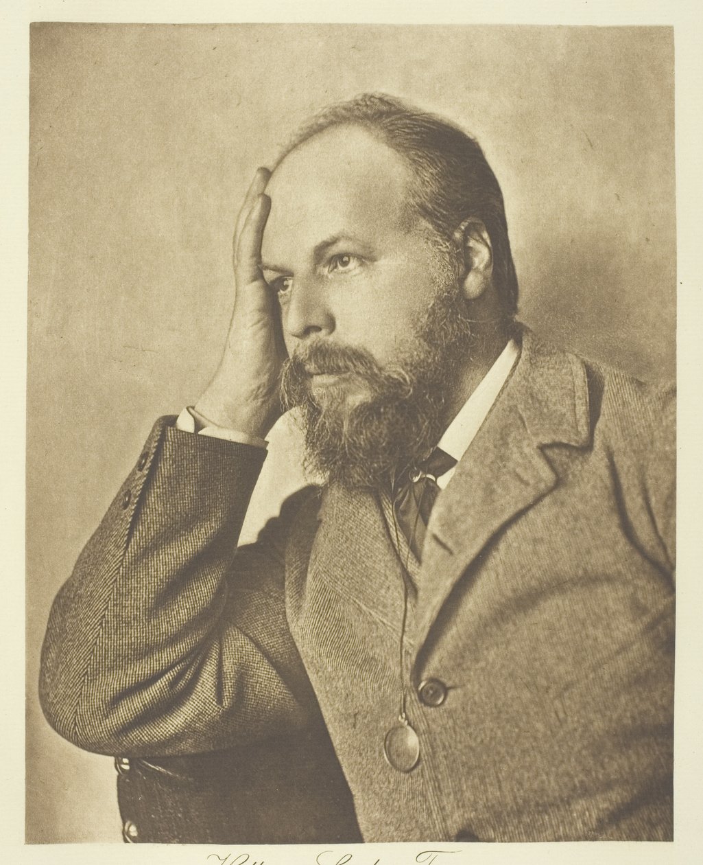 Hallam, Lord Tennyson door Henry Herschel Hay Cameron