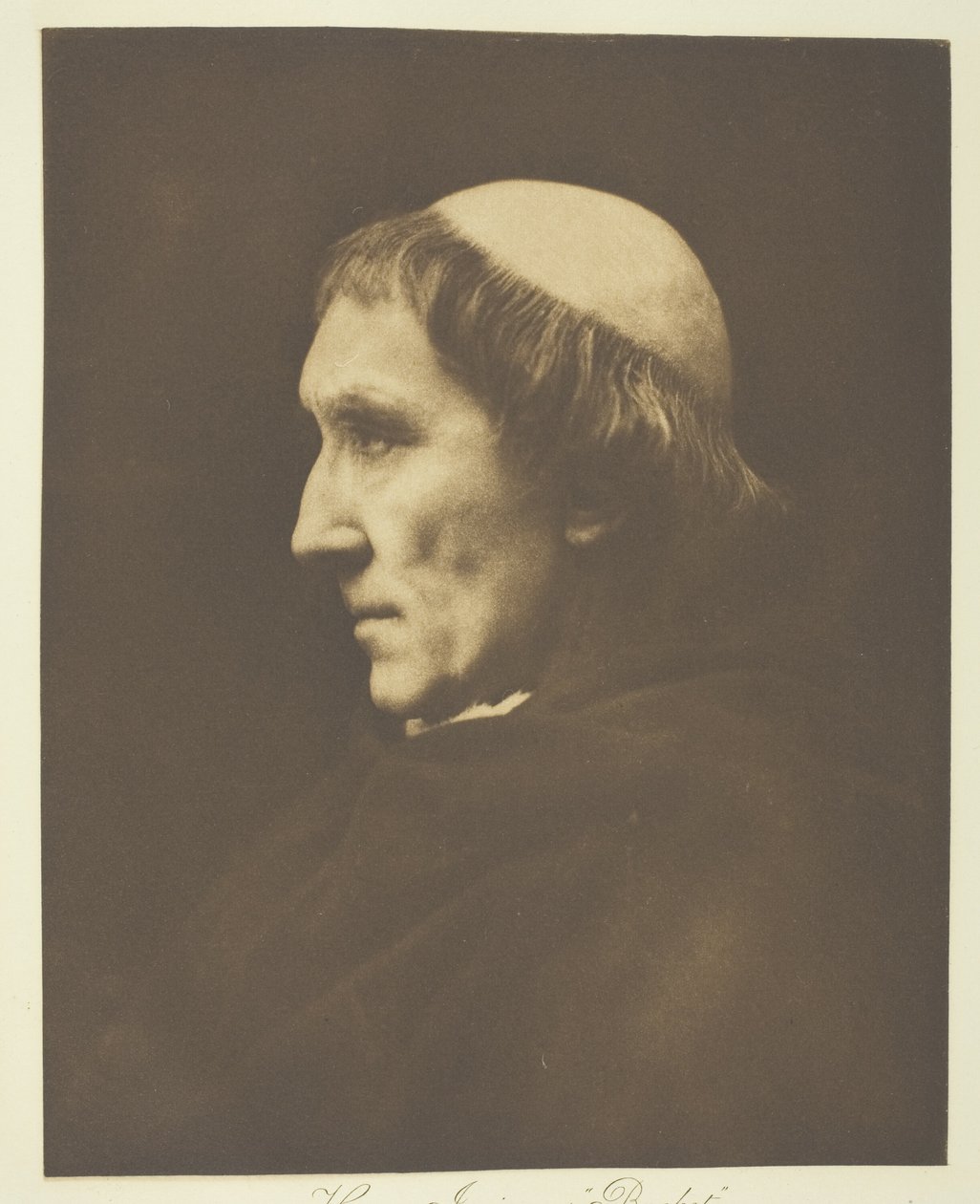 Henry Irving als "Becket" door Henry Herschel Hay Cameron