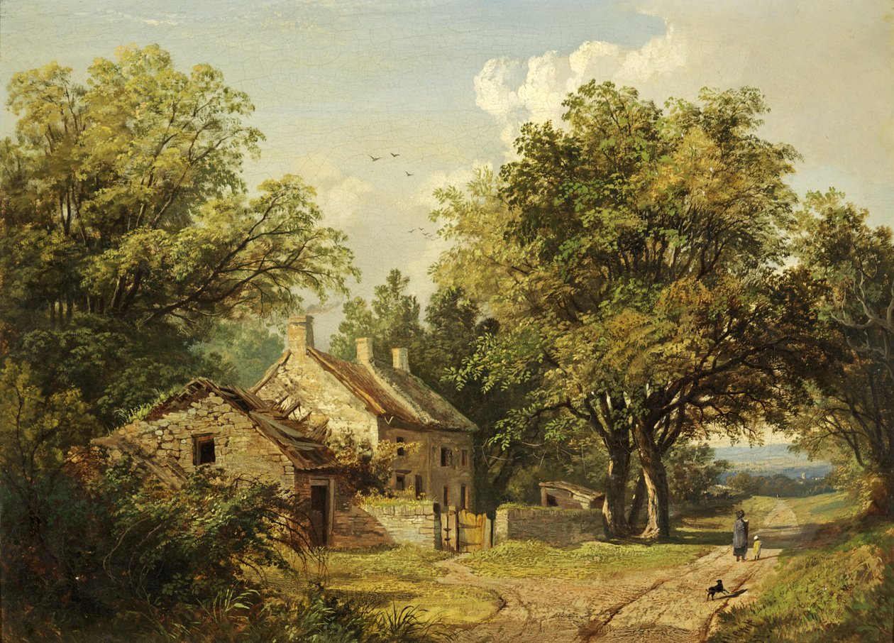 Landschap door Henry Hewitt