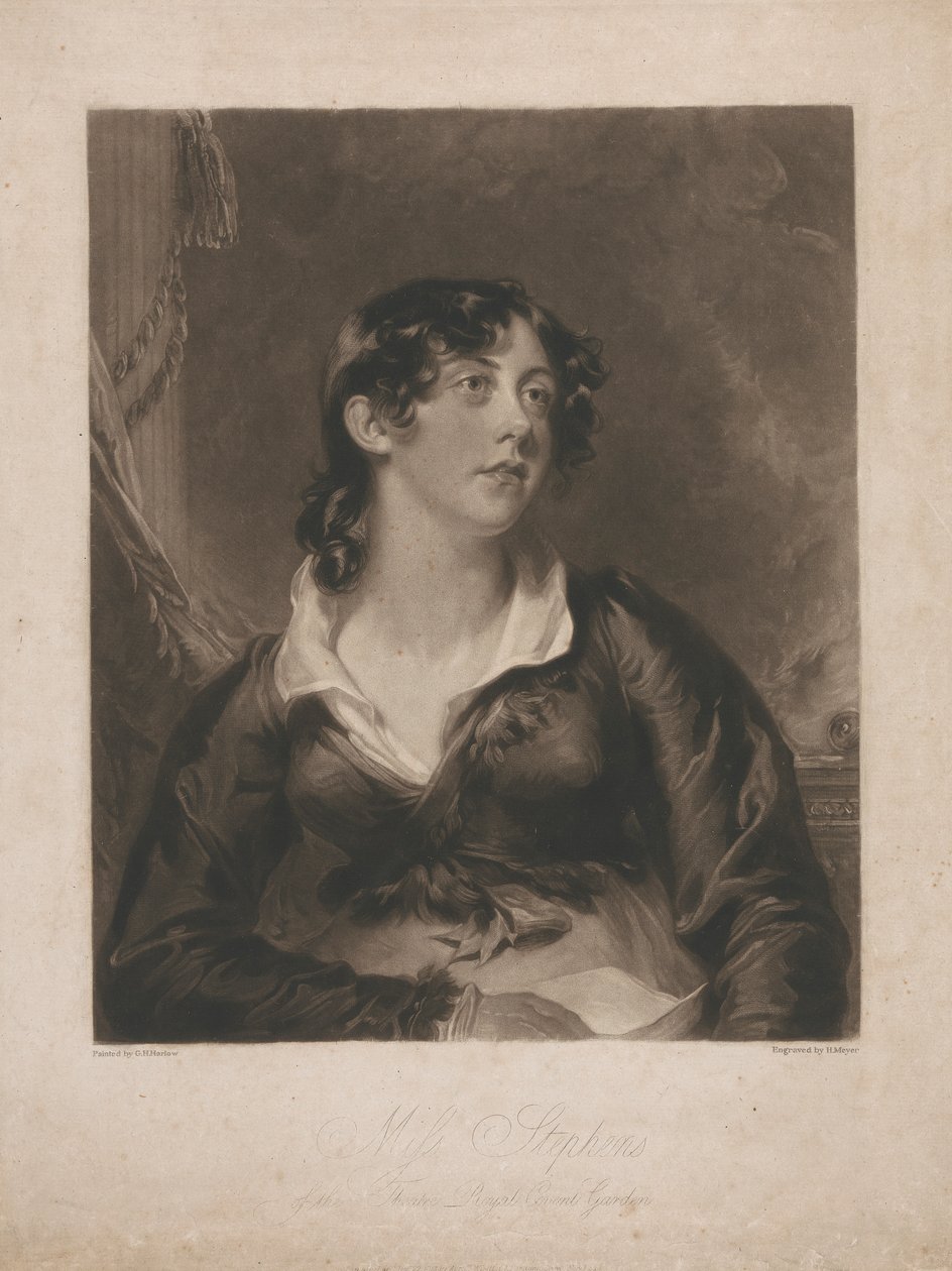 Juffrouw Stephens door Henry Hoppner Meyer