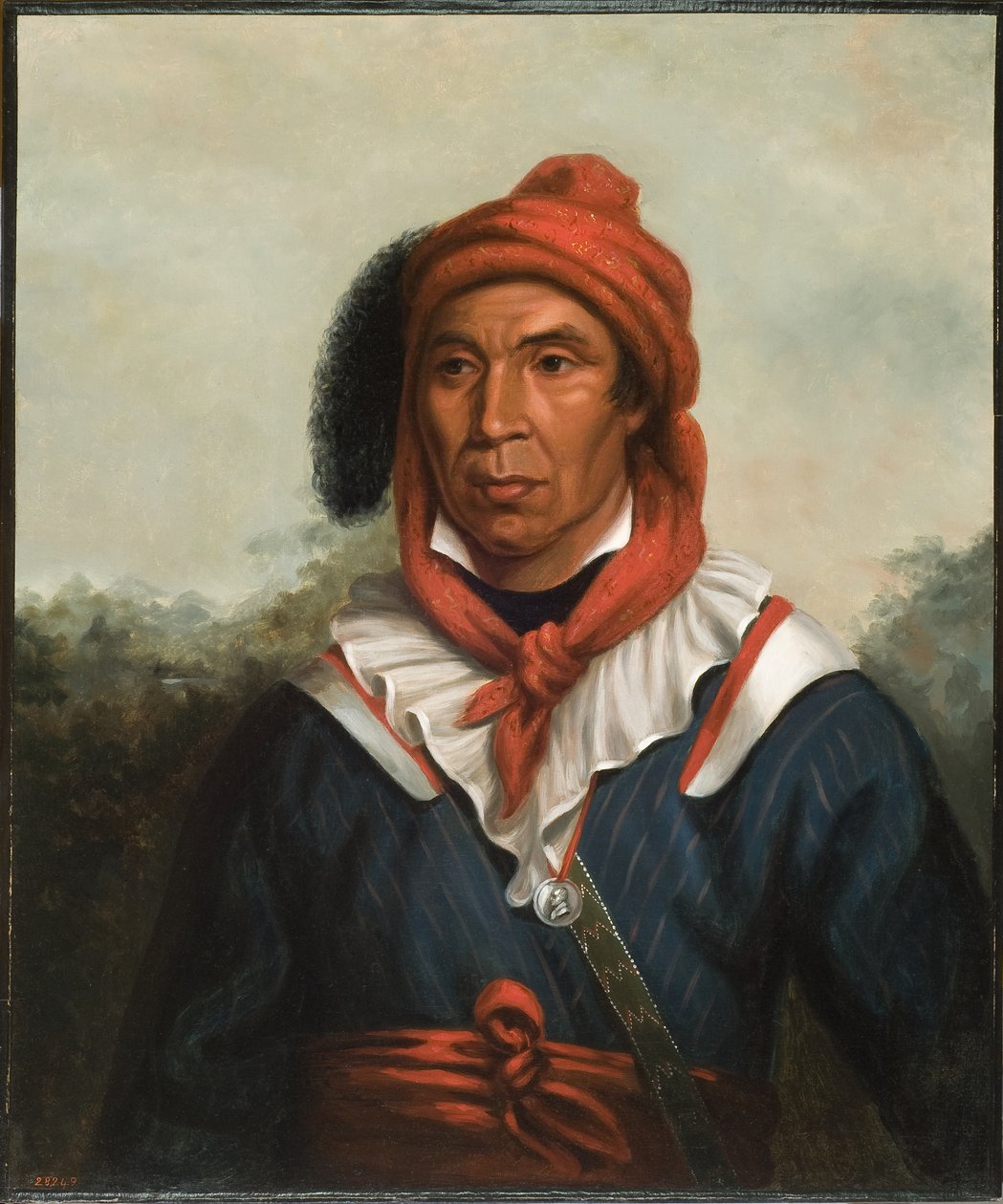 Julcee-Mathla (Seminole) door Henry Inman