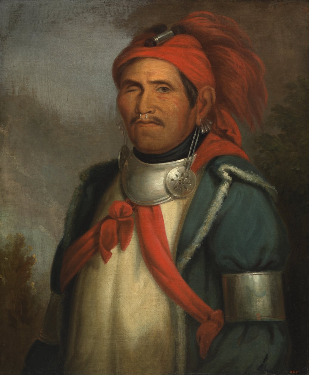 Tenskwatawa, ca. 1830-1833 door Henry Inman