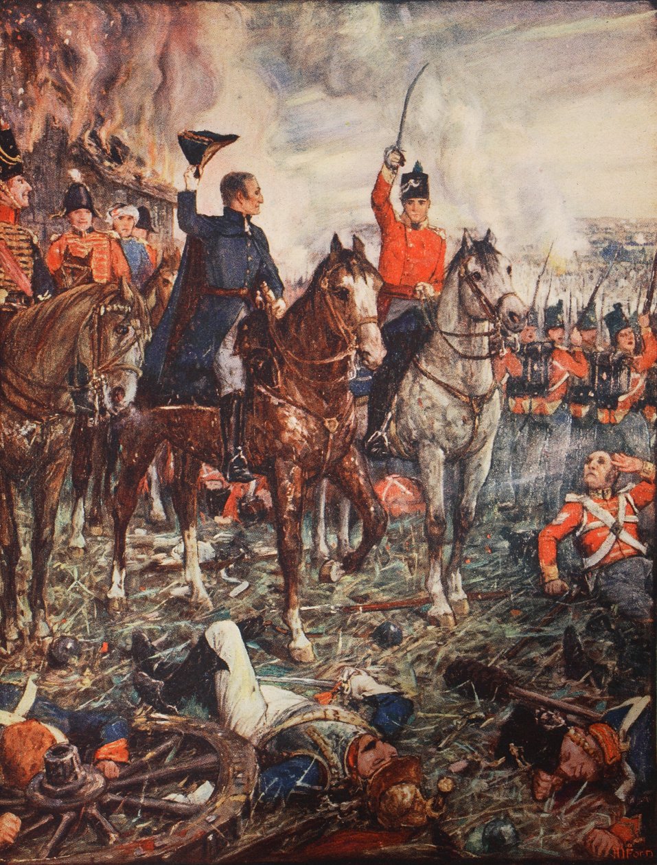 Waterloo, 19:00, 18 juni door Henry Justice Ford