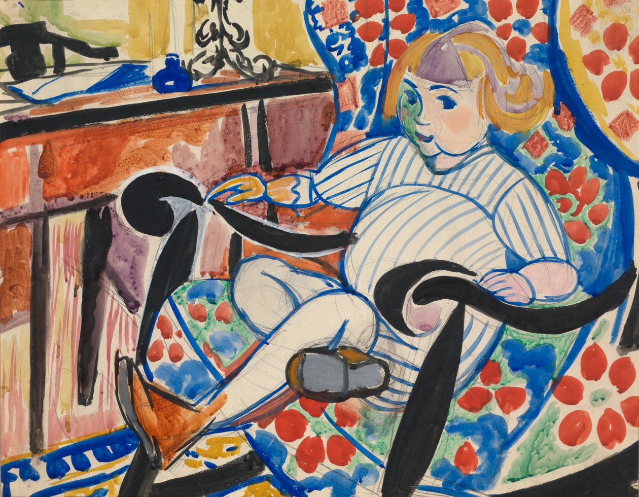 Gouache, ca. 1916 door Henry Lyman Saÿen